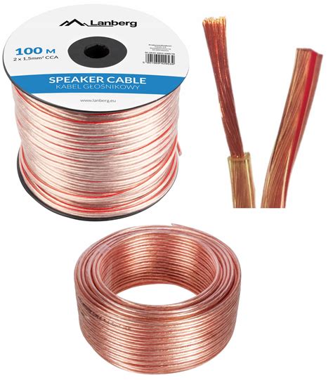 Kabel Przewód Głośnikowy Audio 2x1.5mm CCA HQ 50m w Sobków - Allegro.pl