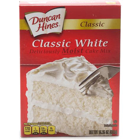 Duncan Hines Cake Mix, White | Cake, Cookie & Brownie Mixes | Foodtown