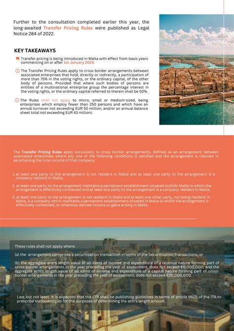 Transfer Pricing Rules LN 284 of 2022 - CSA Group