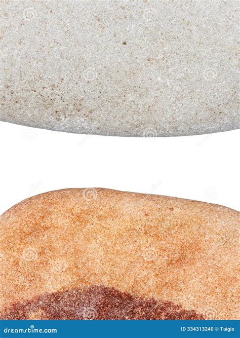 edges   pebbles isolated  white background stock photo image