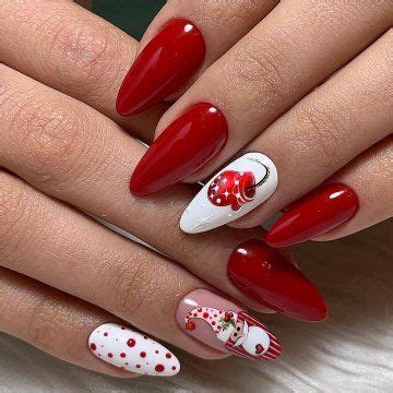 Маникюр на Новый Год 2020: фото-новинки и лучшие идеи | Gel nails ...