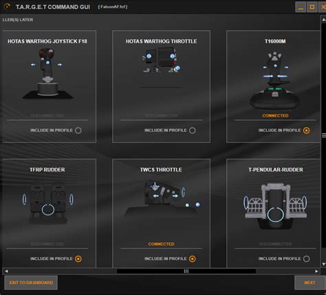 Thrustmaster T.16000M FCS Flight Pack Review Software