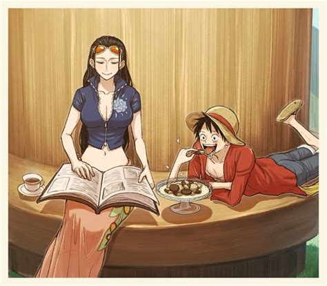 nico  luffy luffy  robin fanart luffy  robin fanart  piece