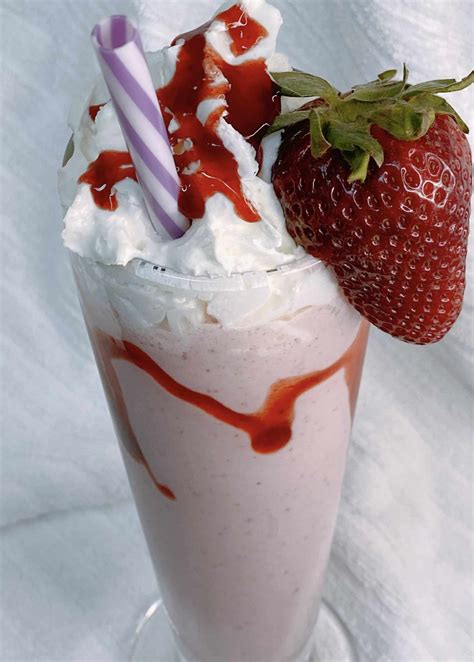 Strawberry Milkshake with Ice Cream Recipe