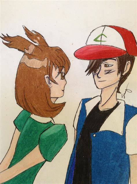 Ash and Latias by XXshellbieXX on DeviantArt