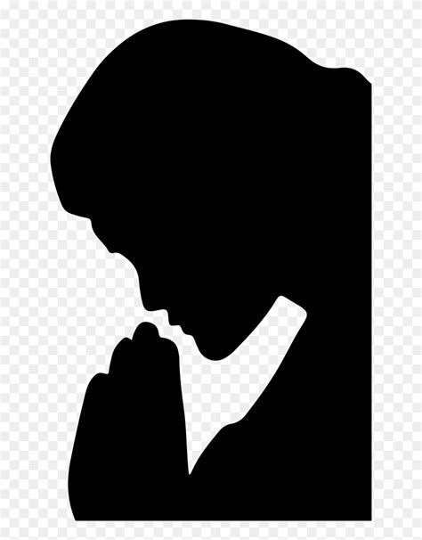 Praying Silhouette Clipart (#5529020) - PinClipart