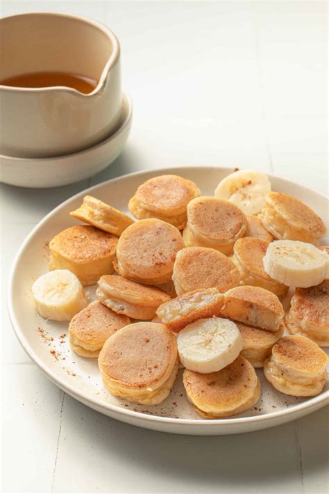 Mini Banana Pancakes - Wooed By The Food