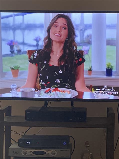 Danica McKellar Seeing an ad for a Hallmark Channel movie starring