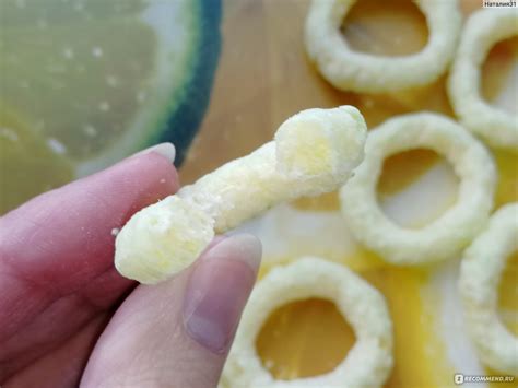 Кукурузные колечки Рузик Торики со вкусом яблока с творогом - «Вкусные ...