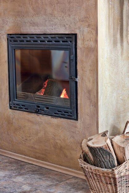 premium photo fireplace