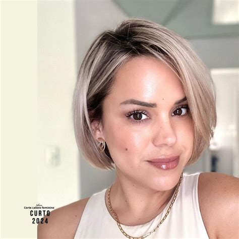 Corte Curto Moderno - 63 inspirações de Corte cabelo feminino curto moderno 2024
