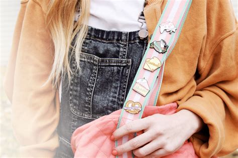 10 Ways To Wear Enamel Pins! | Enamel pins style, Enamel pin display