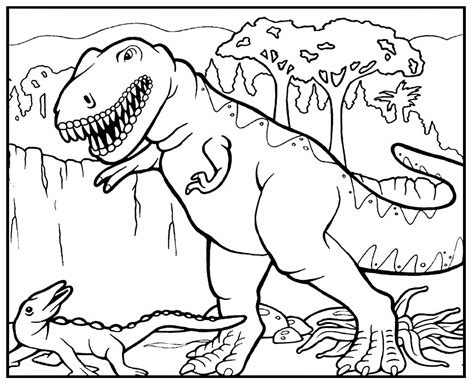 Tiranossauro Rex Para Colorir E Imprimir - 50+ Desenhos de T-Rex para colorir e imprimir | Como fazer em casa