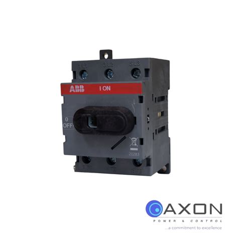 ABB Isolator, 80A 3Pole - OT80F3 Switch Disconnector - Axon Power and ...
