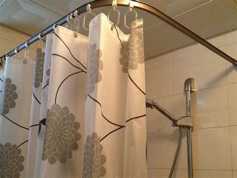 Cortina de esquina para el baño (52 fotos): cortinas corredizas de ...