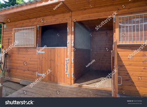 Perspective View Empty Horse Stable On Stock Photo 564745906 | Shutterstock