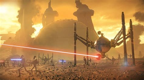 Download Stunning landscape of Geonosis Wallpaper | Wallpapers.com
