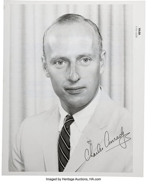 Charles Conrad Signed Vintage NASA "Type One" Photo, S-62-5220: His