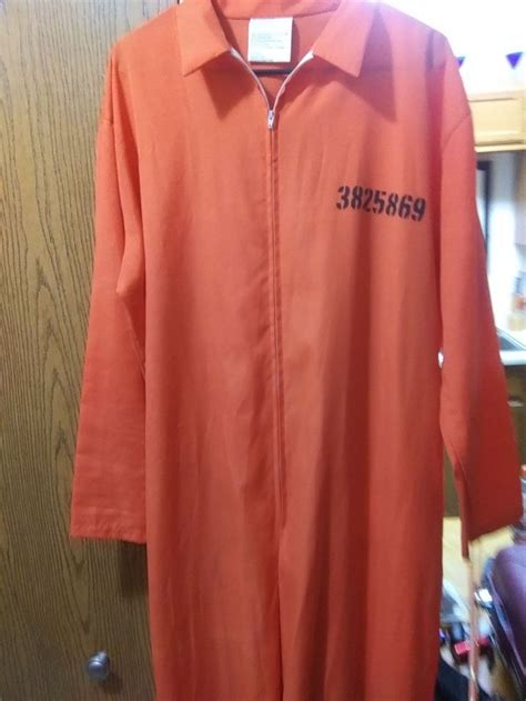 Novelty prison jumpsuit. | Prison jumpsuit, Athletic jacket, Puma jacket