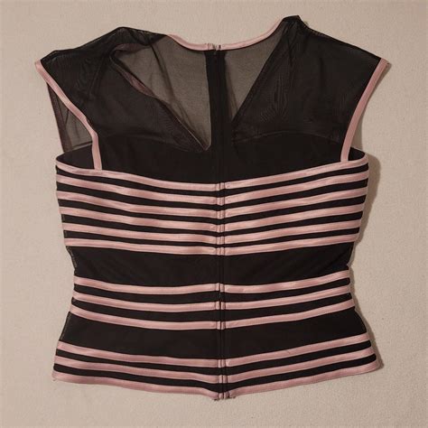 00s Mesh Coquette Goth Corset Prettiest Black &... - Depop