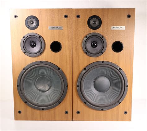 kenwood ks    bookshelf speaker pair system
