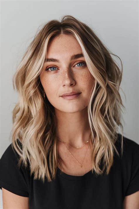 22 medium-length blonde hairstyles for a hair glow-up