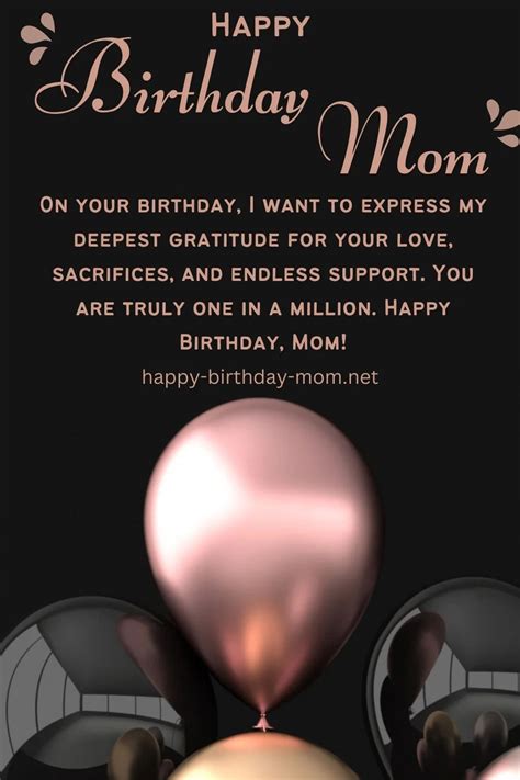 53 Heartfelt Touching Birthday Wishes for Mom - Happy Birthday Mom in ...