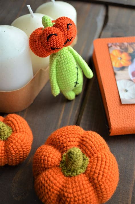 Амигуруми Хэллоуин мини игрушка тыквенный монстр купить в интернет ...