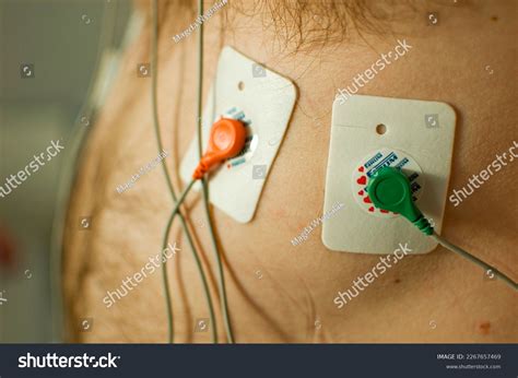 heart holter man   royalty  licensable stock