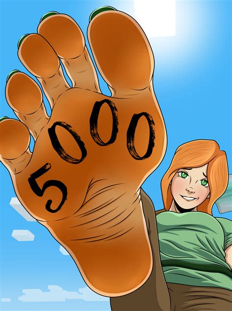 Thank you for 5000 watchers! by FeetArtist on DeviantArt