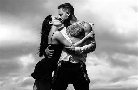 premium photo lovely sexy couple  love man embrace sensual woman