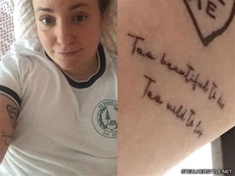 Lena Dunham's 24 Tattoos & Meanings | Steal Her Style