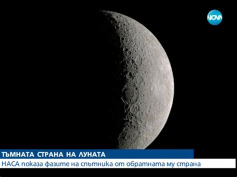 НАСА показа фазите на Луната от обратната й страна - Nova.bg