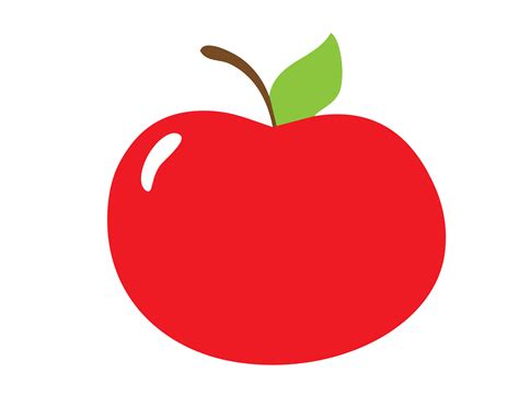 Red Apple Clipart Free Stock Photo - Public Domain Pictures