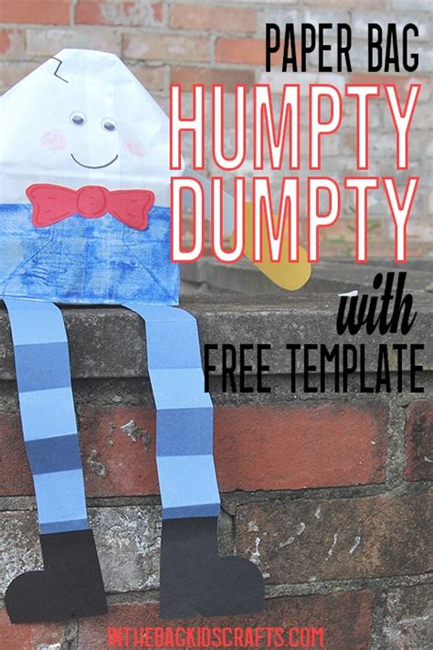 Humpty Dumpty Craft (with FREE Printable) • In the Bag Kids' Crafts