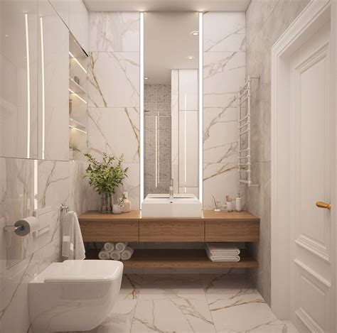 Проект частного дома. Совмещенный санузел с душевой кабиной. | Bathroom ...