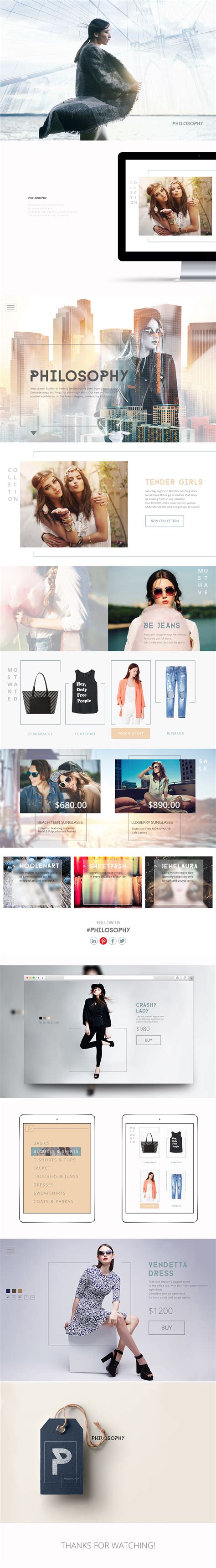 Philosophy Template Free :: Behance