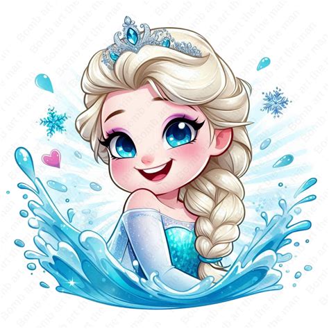Frozen Princess Clipart, Princess Elsa Clipart, Elsa Png, Frozen Png
