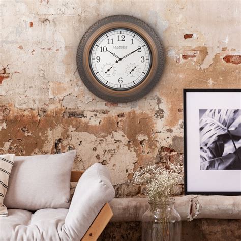 atomic metal wall clock designer review real photo
