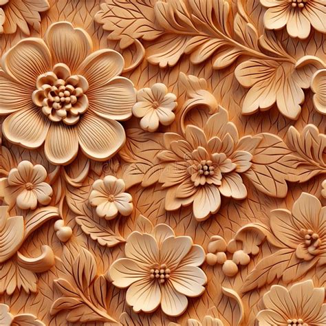 Wooden Ornaments Embody the Concept of Pattern Craftsmanship, Showcasing the Artistry and Skill ...