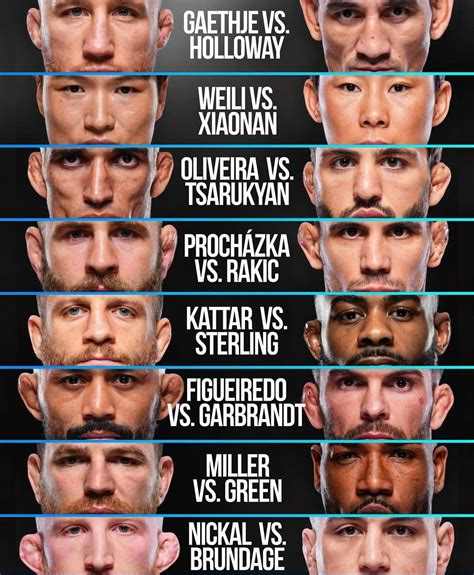 ufc this weekend fight card 13