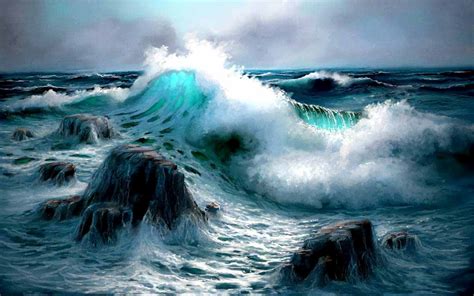 Download Sea Ocean Nature Wave Ocean Waves Image