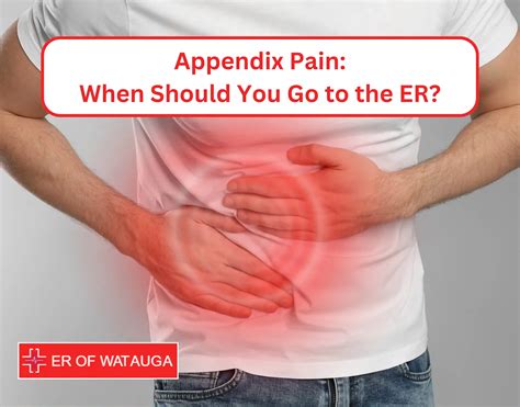 Appendix Pain: When Should You Go To The ER? - ER Of Watauga