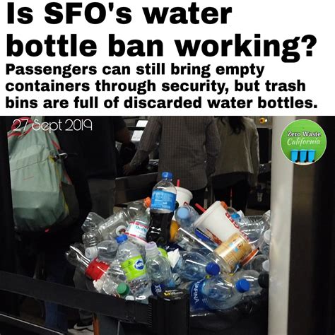 Is SFO’s water bottle ban working? – Zero Waste California