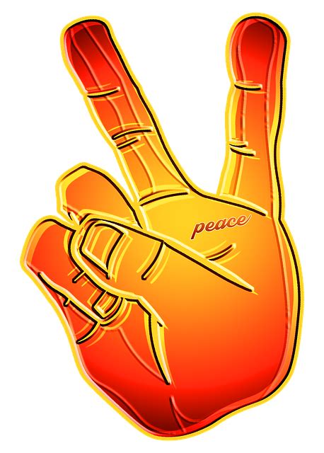 peace peacesign sign royalty  stock illustration image