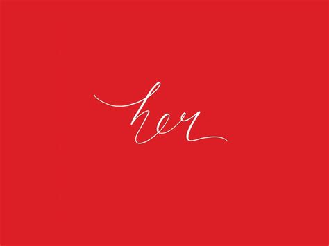 Her by Elyse Flynn on Dribbble