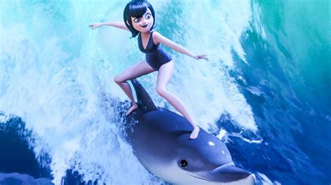Delphine Surfing Scene - HOTEL TRANSYLVANIA 3 (2018) Movie Clip - YouTube