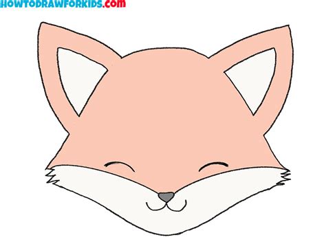 How To Draw A Fox Head Step By Step - Design Talk