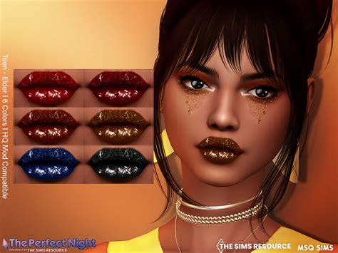 Помада для губ Simchella Lipstick Симс 4