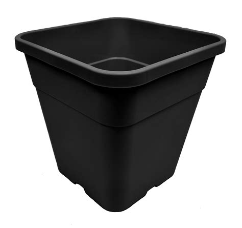 cm square tom pot black greenhouse sensation
